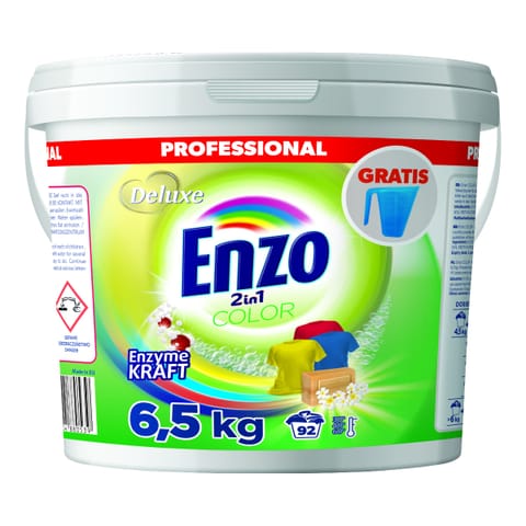 ⁨DELUXE ENZO Proszek d/prania 6,5kg wiaderko KOLOR⁩ w sklepie Wasserman.eu