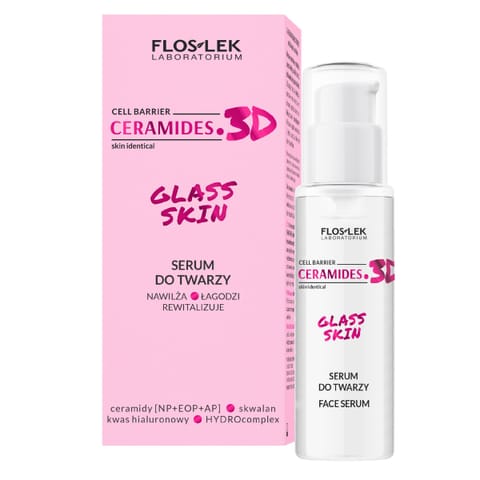 ⁨FLOSLEK CERAMIDES. 3D Glass Skin Serum do twarzy 30 ml⁩ w sklepie Wasserman.eu