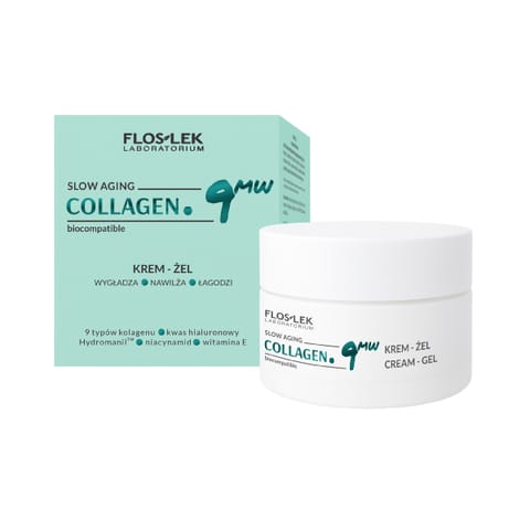 ⁨FLOSLEK COLLAGEN. 9MW Krem-żel do twarzy 50 ml⁩ w sklepie Wasserman.eu