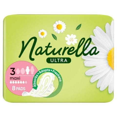 ⁨NATURELLA Ultra Podpaski Maxi ze skrzydełkami 1 op.-8 sztuk⁩ w sklepie Wasserman.eu