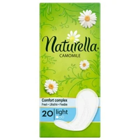 ⁨NATURELLA Camomile Wkładki higieniczne Light 1 op.-20 sztuk⁩ w sklepie Wasserman.eu