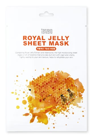 ⁨TENZERO maska w płachcie Mleczko Pszczele 25 ml⁩ w sklepie Wasserman.eu