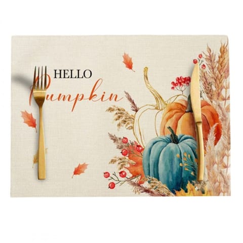 ⁨Podkładka na stół Jesienny Wzór Hello Pumpkin 30x45 cm prostokątna MP49⁩ w sklepie Wasserman.eu