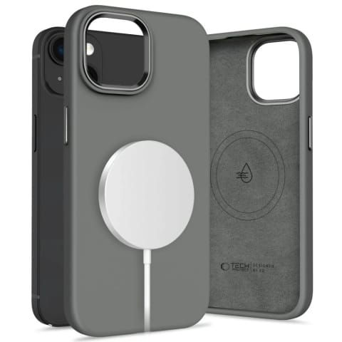 ⁨Etui do iPhone 15 Tech-Protect Silicone Pure MagSafe Clay⁩ w sklepie Wasserman.eu