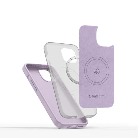 ⁨Etui do iPhone 15 Tech-Protect Silicone Pure MagSafe Mauve⁩ w sklepie Wasserman.eu