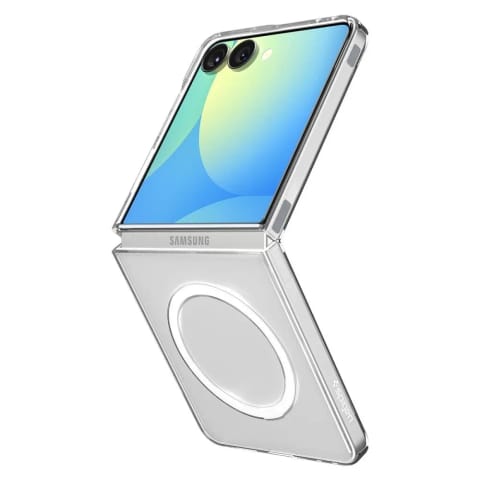 ⁨Etui do Galaxy Z Flip 7 Spigen AirSkin Mag MagSafe Clear/White⁩ w sklepie Wasserman.eu
