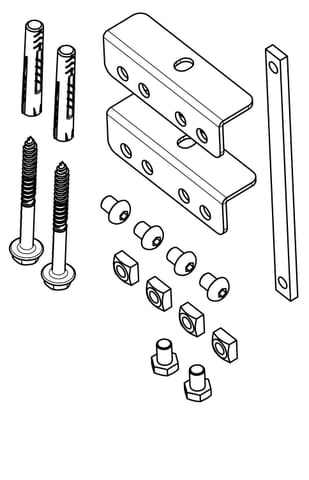 ⁨Vogel's PFA 9126 EXTRA BRACKET KIT⁩ w sklepie Wasserman.eu