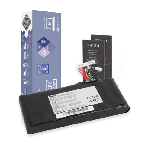 ⁨Bateria Mitsu do MSI Leopard GP65, GT72, GT76, WT72⁩ w sklepie Wasserman.eu