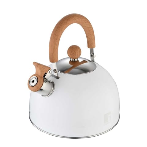 ⁨CZAJNIK STALOWY Z GWIZDKIEM 2,7L BERGNER BG-37304 NATURALLY⁩ w sklepie Wasserman.eu