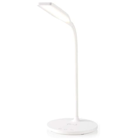 ⁨Lampka LED 5.5W biurkowa dotykowa z ładowarką Qi 15W⁩ w sklepie Wasserman.eu