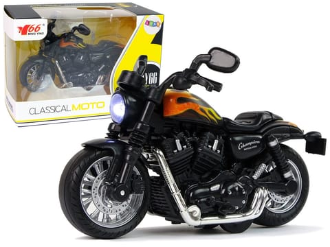 ⁨Motorcycle Champion Black 1:14 Pull-Back Sound Light⁩ at Wasserman.eu