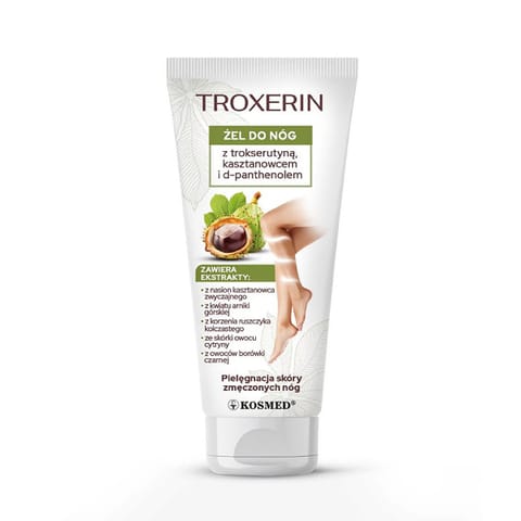 ⁨TROXERIN Żel do pielęgnacji skóry zmęczonych nóg 200 ml⁩ w sklepie Wasserman.eu