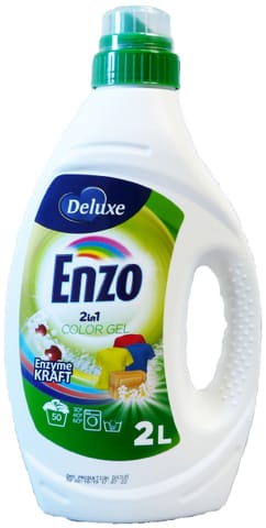 ⁨DELUXE ENZO Żel d/prania 2L KOLOR⁩ w sklepie Wasserman.eu