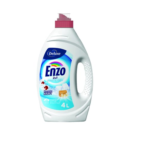⁨DELUXE ENZO Żel d/prania 4L BIAŁY⁩ w sklepie Wasserman.eu