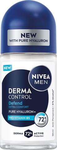 ⁨NIVEA Men Derma Control Defend Antyperspirant roll-on 50 ml⁩ w sklepie Wasserman.eu