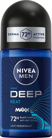 ⁨NIVEA Deo Men Antyperspirant Deep Beat Men roll-on 50 ml⁩ w sklepie Wasserman.eu