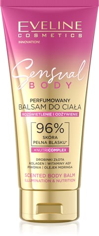 ⁨EVELINE Sensual Body Perfumowany Balsam do ciała - rozświetlenie i odżywienie 200 ml⁩ w sklepie Wasserman.eu