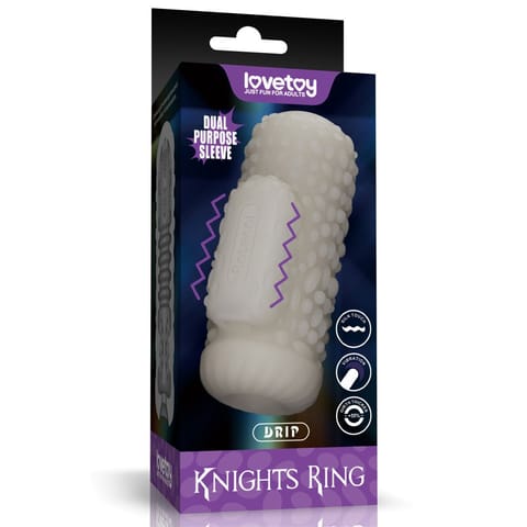MASTURBATOR KNIGHTS RING VIBRATING DUAL PURPOSE SLEEVE-DRIP w sklepie Wasserman.eu
