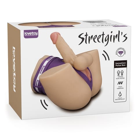 ⁨REALISTYCZNE TUŁOWIE MASTURBATOR STREETGIRL'S DUAL MOTOR SENSATION PULSE WITH DILDO⁩ w sklepie Wasserman.eu