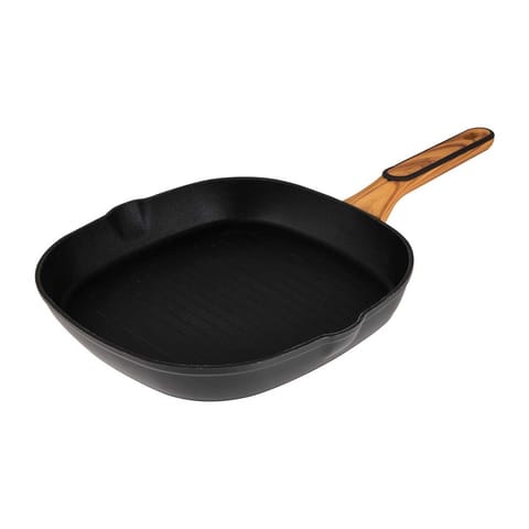 ⁨PATELNIA GRILLOWA MULTICLAD 28cm BERGNER BG-56041 CHARCOAL⁩ w sklepie Wasserman.eu