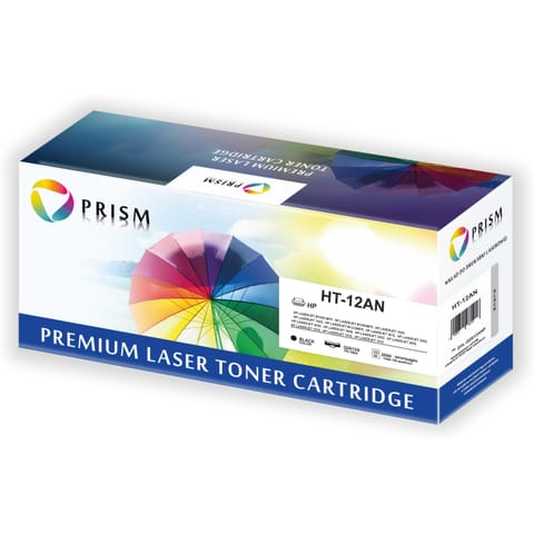 ⁨Toner PRISM (ZHL-Q2612ANP) czarny 2000str zamiennik HP (Q2612A)⁩ w sklepie Wasserman.eu