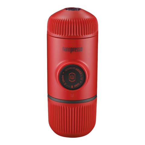 ⁨Przenośny ekspres do kawy WACACO Nanopresso Lava Red + Etui⁩ w sklepie Wasserman.eu