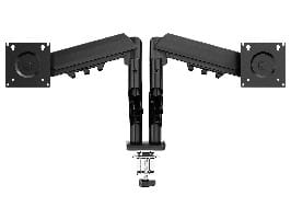 ⁨Uchwyt na dwa monitory ( zestaw z podstawką na laptop ) Tracer Double Armflex⁩ w sklepie Wasserman.eu