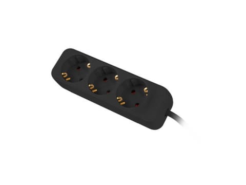 ⁨Extension strip 1,5m 3X230v c PS0-03F-0150-BK⁩ at Wasserman.eu