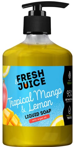 ⁨FRESH JUICE Mydło w płynie Tropikalne Mango i Cytryna 460 ml⁩ w sklepie Wasserman.eu