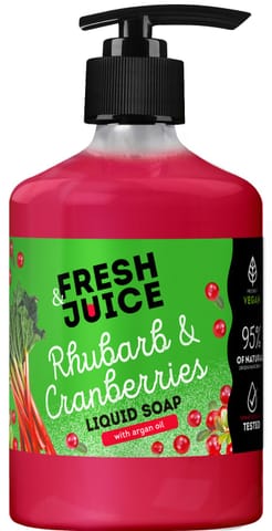 ⁨FRESH JUICE Mydło w płynie Rabarbar i Żurawina 460 ml⁩ w sklepie Wasserman.eu