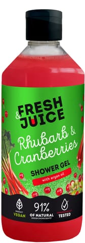 ⁨FRESH JUICE Żel pod prysznic Rabarbar i Żurawina 473 ml⁩ w sklepie Wasserman.eu