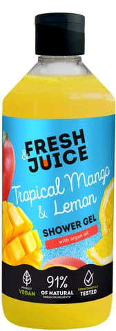 ⁨FRESH JUICE Żel pod prysznic Tropikalne Mango i Cytryna 473 ml⁩ w sklepie Wasserman.eu
