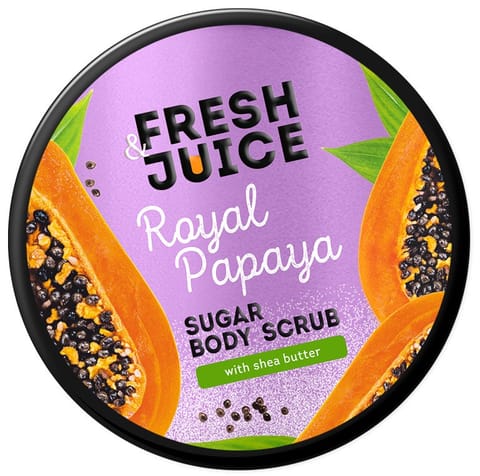 ⁨FRESH JUICE Cukrowy peeling do ciała Królewska Papaja 200 ml⁩ w sklepie Wasserman.eu