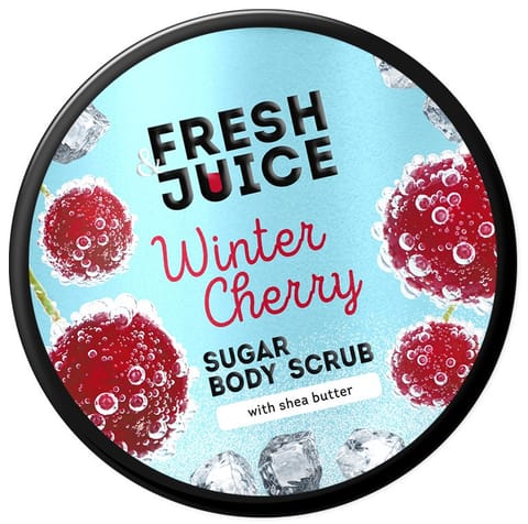 ⁨FRESH JUICE Cukrowy peeling do ciała Zimowa wiśnia 200 ml⁩ w sklepie Wasserman.eu