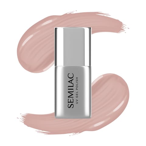 ⁨SEMILAC Baza kauczukowa do lakierów hybrydowych Be Beautiful - Nude 7 ml⁩ w sklepie Wasserman.eu