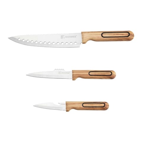 ⁨ZESTAW NOŻY KUCHENNYCH BERGNER BG-39420 CHARCOAL⁩ w sklepie Wasserman.eu