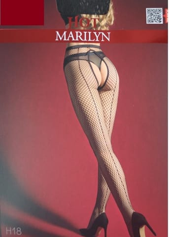 ⁨RAJSTOPY MARILYN HOT H18 (kolor black, rozmiar 1/2)⁩ w sklepie Wasserman.eu