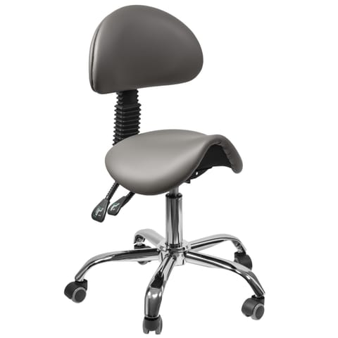 ⁨Ergonomiczny hoker regulowany SELLA 1 szary⁩ w sklepie Wasserman.eu