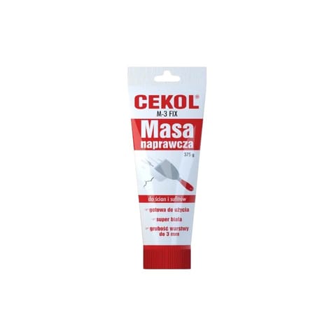 ⁨MASA NAPRAWCZA CEKOL DO ŚCIAN I SUFITÓW 375g CEKOL⁩ w sklepie Wasserman.eu