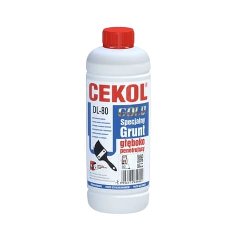 ⁨Grunt uniwersalny głęboko penetrujący 1L GOLD Cekol DL-80⁩ w sklepie Wasserman.eu
