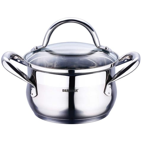 ⁨GARNEK STALOWY BERGNER 1,7L GOURMET LINE BG-6506⁩ w sklepie Wasserman.eu