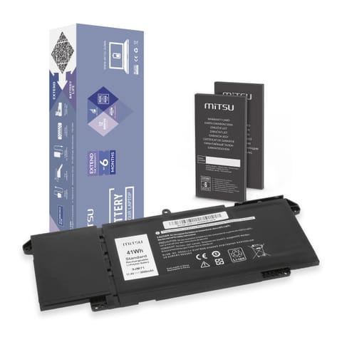 ⁨Bateria Mitsu do Dell Latitude 5320, 7320, 7520 - 11.4V⁩ w sklepie Wasserman.eu