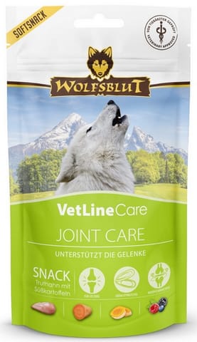 ⁨Wolfsblut Dog VetLine Snack Joint Care - indyk i bataty 100g⁩ w sklepie Wasserman.eu
