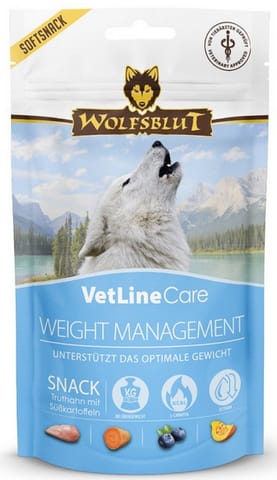 ⁨Wolfsblut Dog VetLine Snack Weight Management - indyk i bataty 100g⁩ w sklepie Wasserman.eu