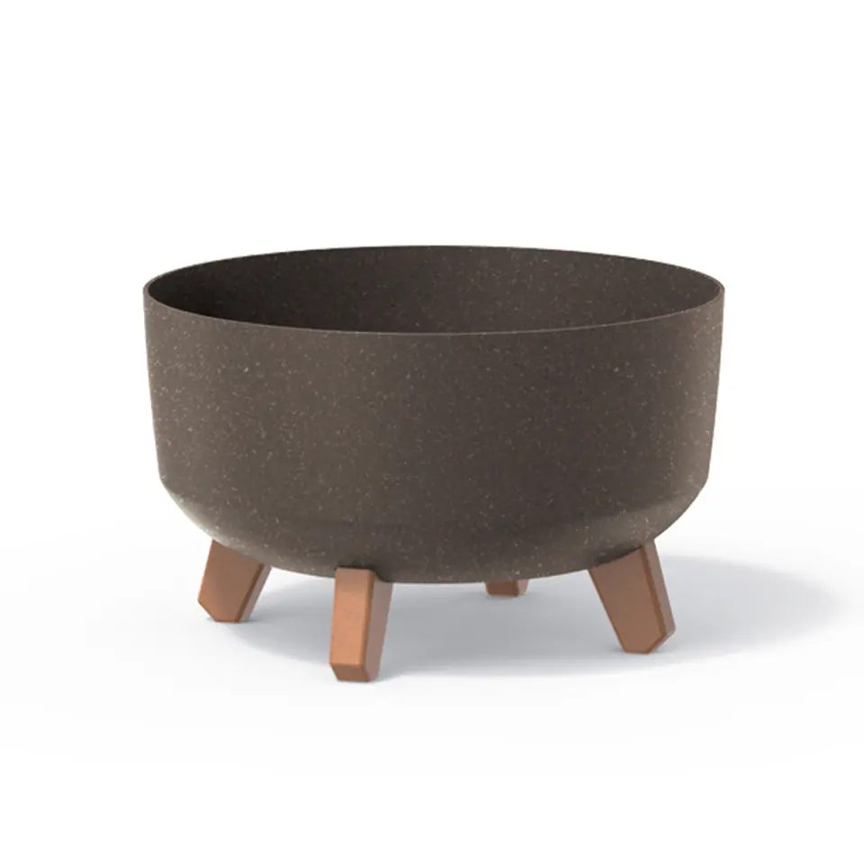 Doniczka Gracia Low Eco Wood DGRL300LW kawa eco w sklepie Wasserman.eu