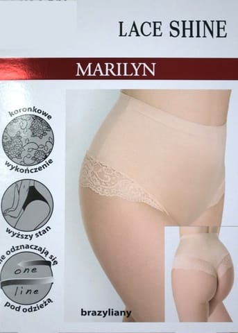 ⁨FIGI MARILYN LACE SHINE BRASILIAN SKIN (kolor skin, rozmiar S/M)⁩ w sklepie Wasserman.eu