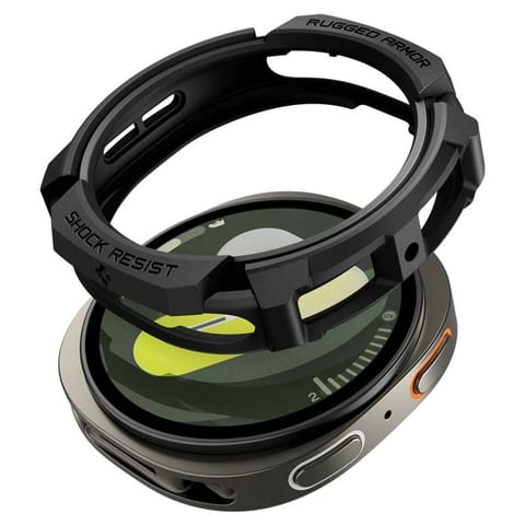 ⁨Spigen Rugged Armor - Obudowa do Samsung Galaxy Watch 8 44 mm (Matte Black)⁩ w sklepie Wasserman.eu