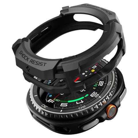 ⁨Spigen Rugged Armor - Obudowa do Samsung Galaxy Watch 8 Classic 46 mm (Matte Black)⁩ w sklepie Wasserman.eu