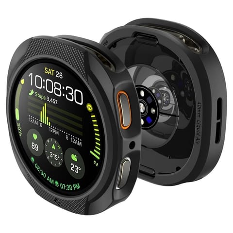 ⁨Spigen Liquid Air - Obudowa do Samsung Galaxy Watch 8 40 mm (Matte Black)⁩ w sklepie Wasserman.eu