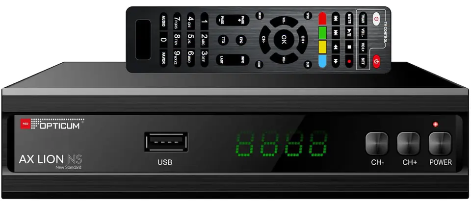 ⁨DVB-T2 and C tuner Opticum AX Lion NS H.265⁩ at Wasserman.eu